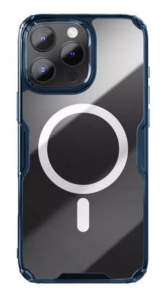 NILLKIN θήκη Nature TPU Pro Magnetic για iPhone 16 Pro Max, διάφανη-μπλε