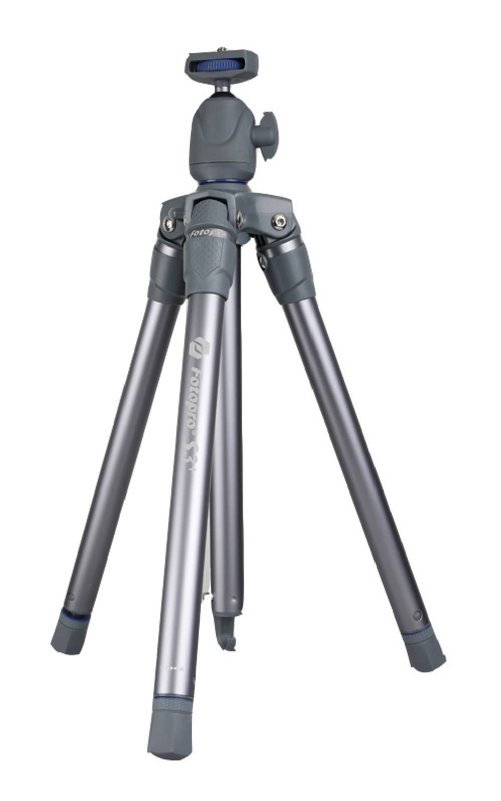 FOTOPRO τρίποδο φωτογράφισης S3 Lite, πτυσσόμενο έως 127cm, έως 2.5kg, γκρι