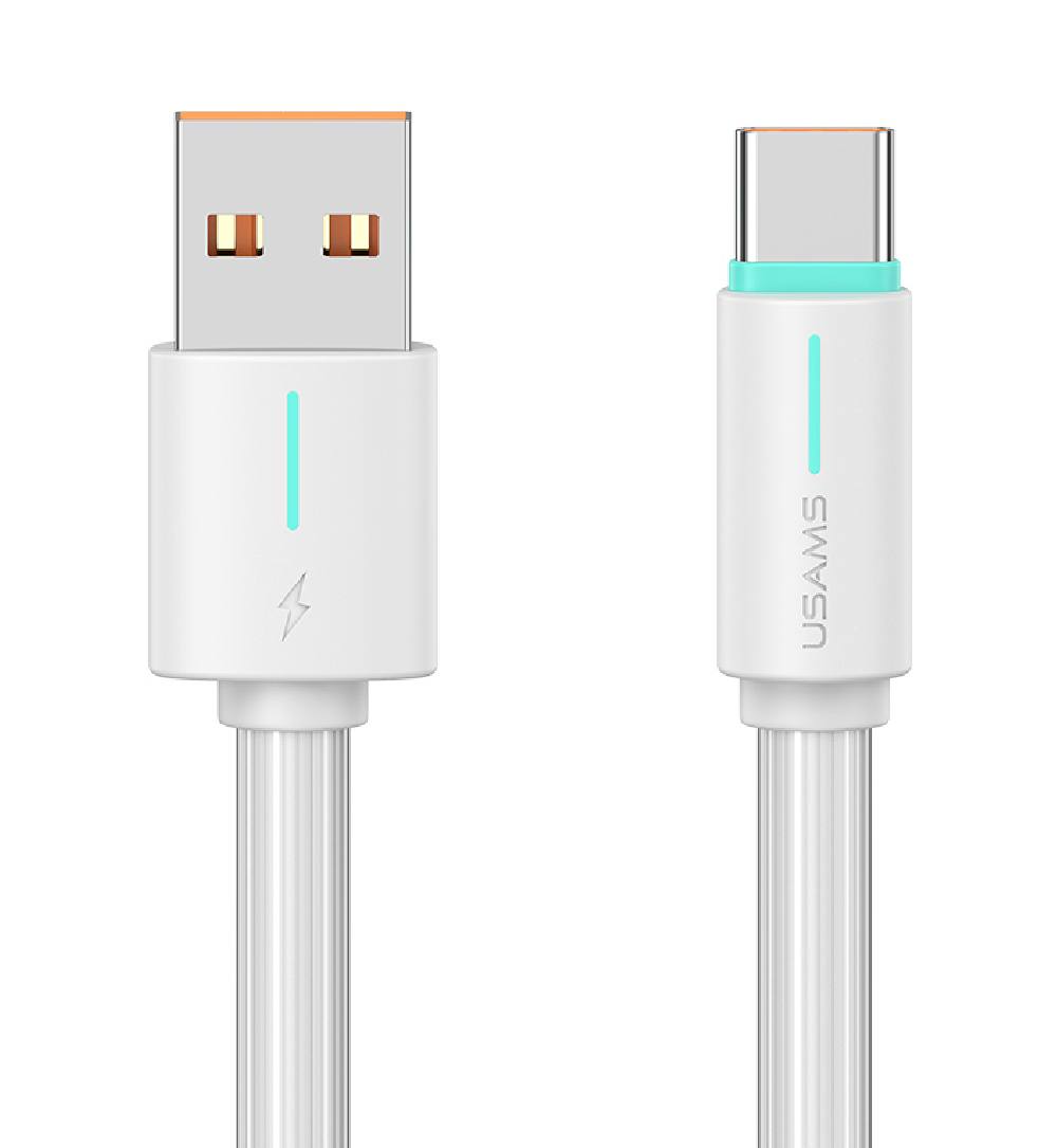 USAMS καλώδιο USB-C σε USB US-SJ732, 3A, 480Mbps, 1m, λευκό