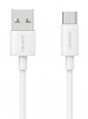 USAMS καλώδιο USB-C σε USB US-SJ708, 3A, 480Mbps, 1m, λευκό