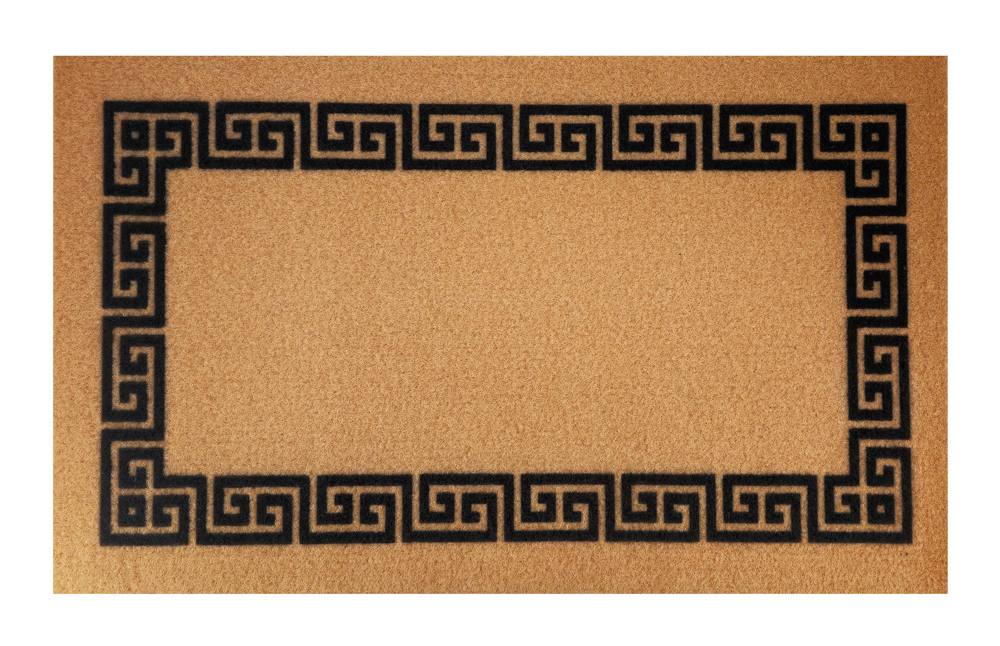 HOME USE πατάκι εισόδου HUH-0206, αντιολισθητικό, 75x45cm, 8mm πάχος, καφέ