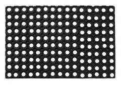 HOME USE πατάκι εισόδου HUH-0209, αντιολισθητικό, καουτσούκ, 60x40cm, 16mm πάχος, μαύρο