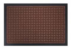 HOME USE πατάκι εισόδου HUH-0211, αντιολισθητικό, 60x40cm, 5mm πάχος, καφέ