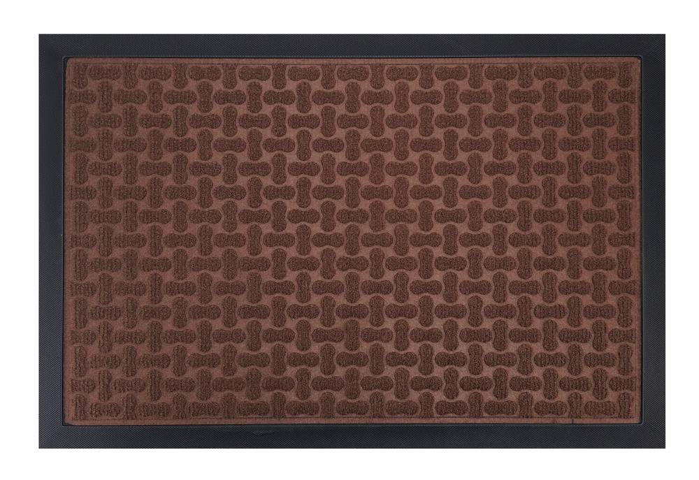 HOME USE πατάκι εισόδου HUH-0211, αντιολισθητικό, 60x40cm, 5mm πάχος, καφέ