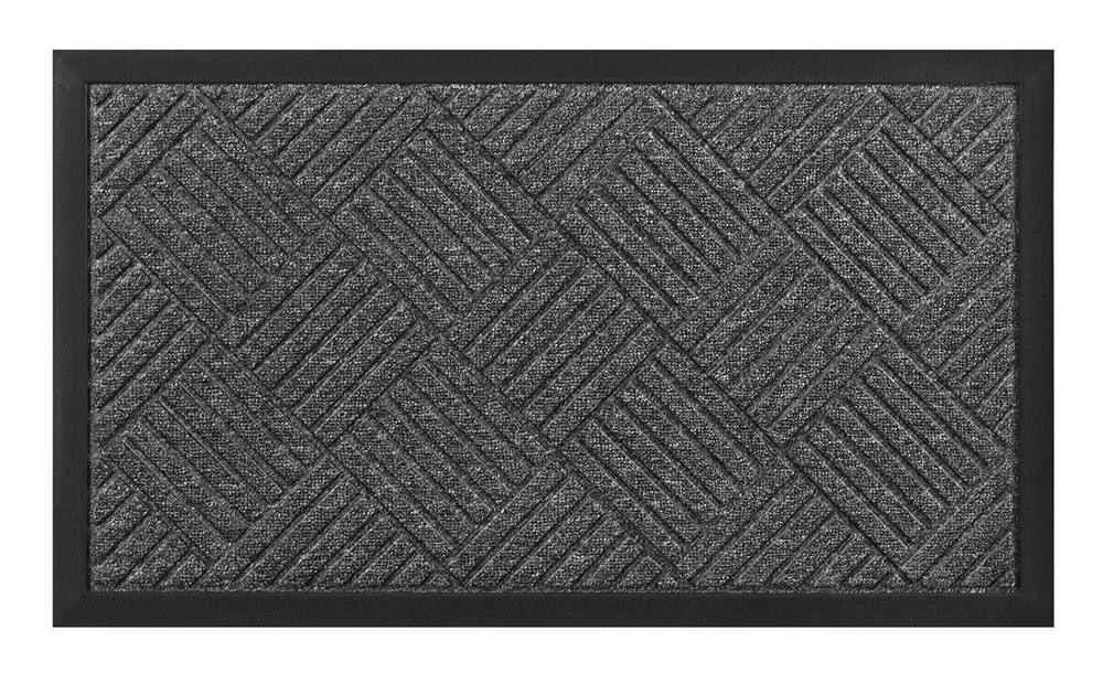 HOME USE πατάκι εισόδου HUH-0212, αντιολισθητικό, 60x40cm, 5mm πάχος, γκρι