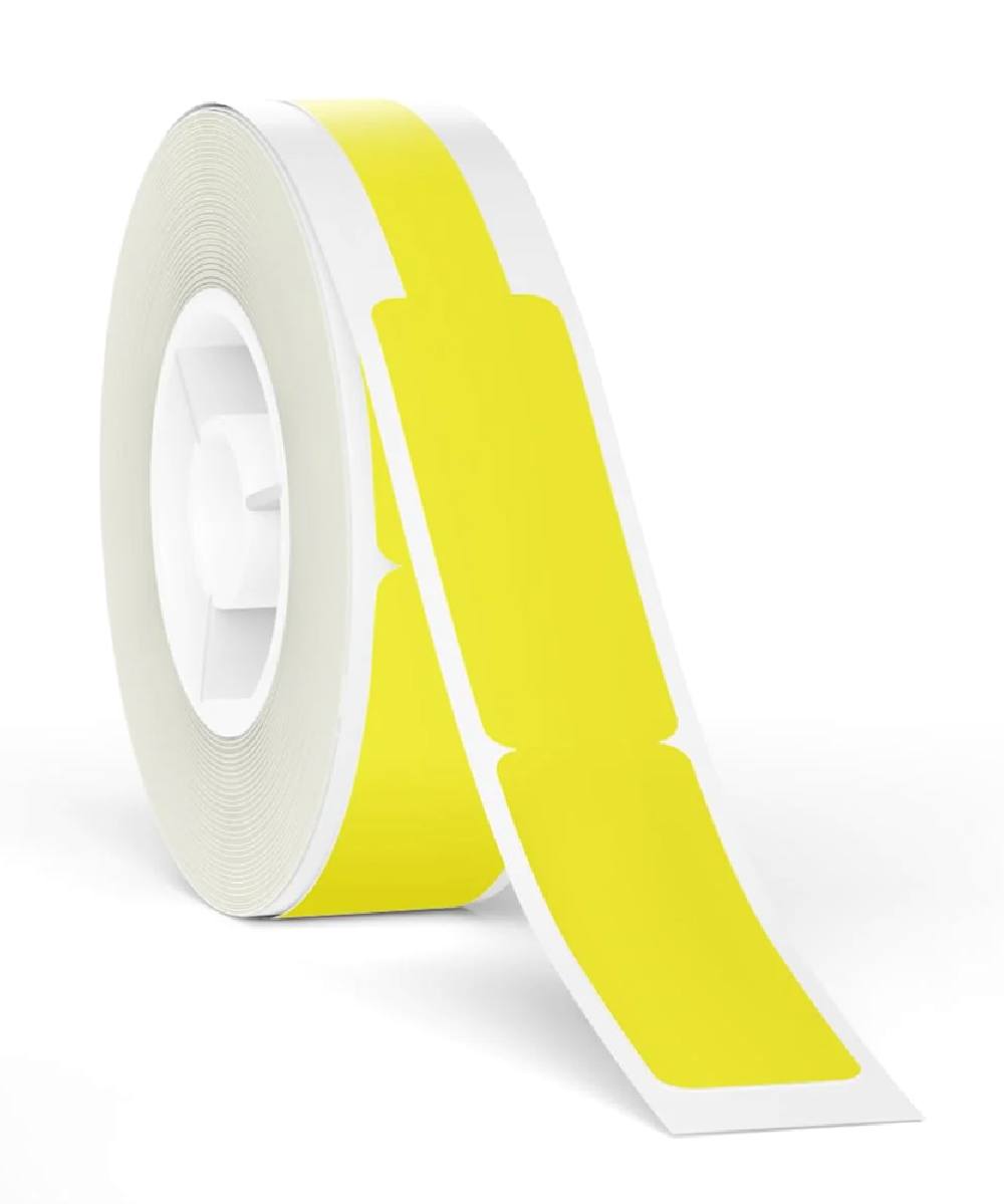 NIIMBOT ρολό θερμικών αυτοκόλλητων ετικετών T12.5X74+35-65-YEL, 12.5x74mm, 65 ετικέτες, κίτρινο