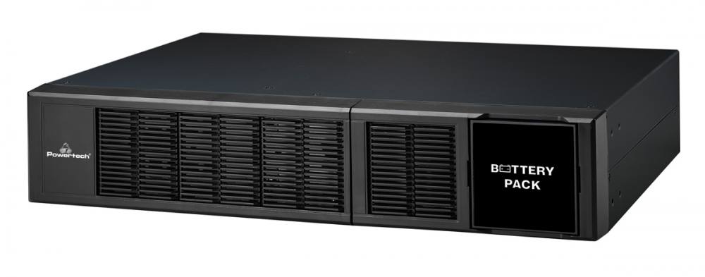 POWERTECH battery pack PT-1363 για rack 2U, έως 12 μπαταρίες, 12V/9Ah