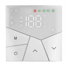 Smart θερμοστάτης πετρελαίου BHT-15GBLW, WiFi, χωνευτός, λευκός