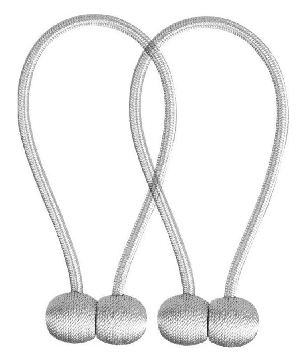 Μαγνητική δέστρα AG701 για κουρτίνες, 47cm, γκρι, 2τμχ