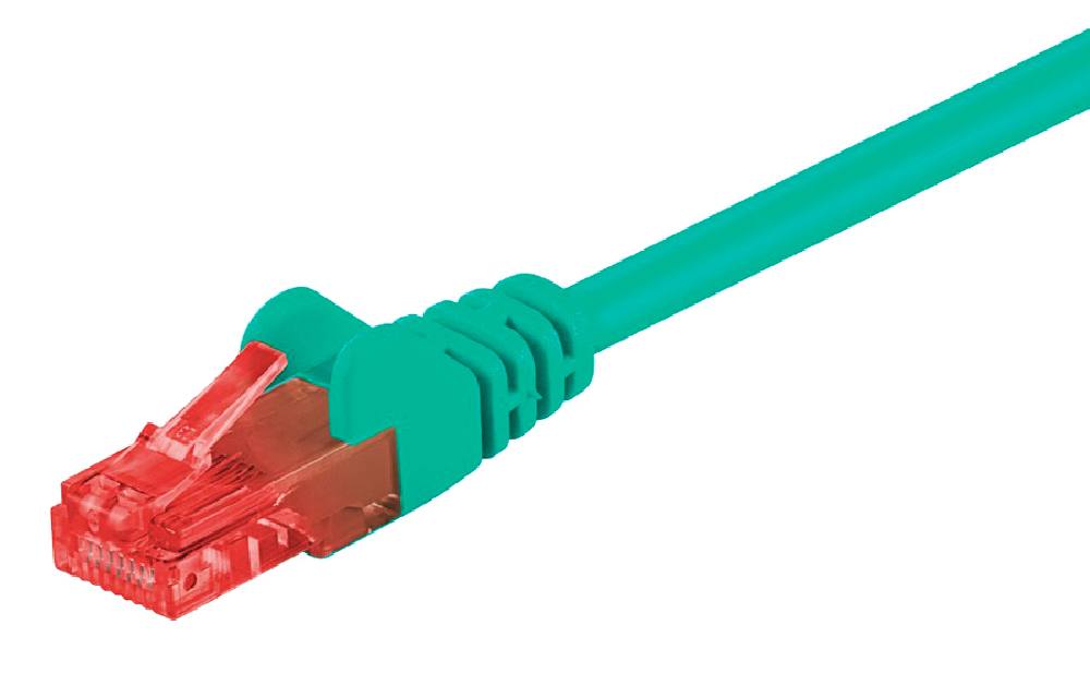 GOOBAY καλώδιο δικτύου 68400, CAT 6 U/UTP, CCA, 250MHz, 2m, πράσινο