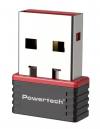 POWERTECH ασύρματος USB αντάπτορας δικτύου PT-1384, 150Mbps WiFi