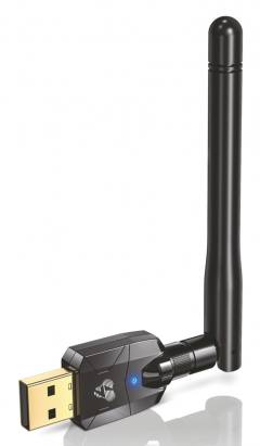 POWERTECH USB Bluetooth 5.4 αντάπτορας PT-1385 με εμβέλεια έως 100m