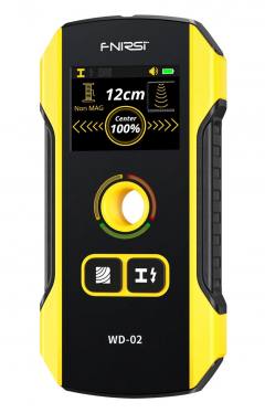 FNIRSI ψηφιακός αναλυτής τοίχου WD-02, ανίχνευση μετάλλου/ξύλου/καλωδίων, επαναφορτιζόμενος