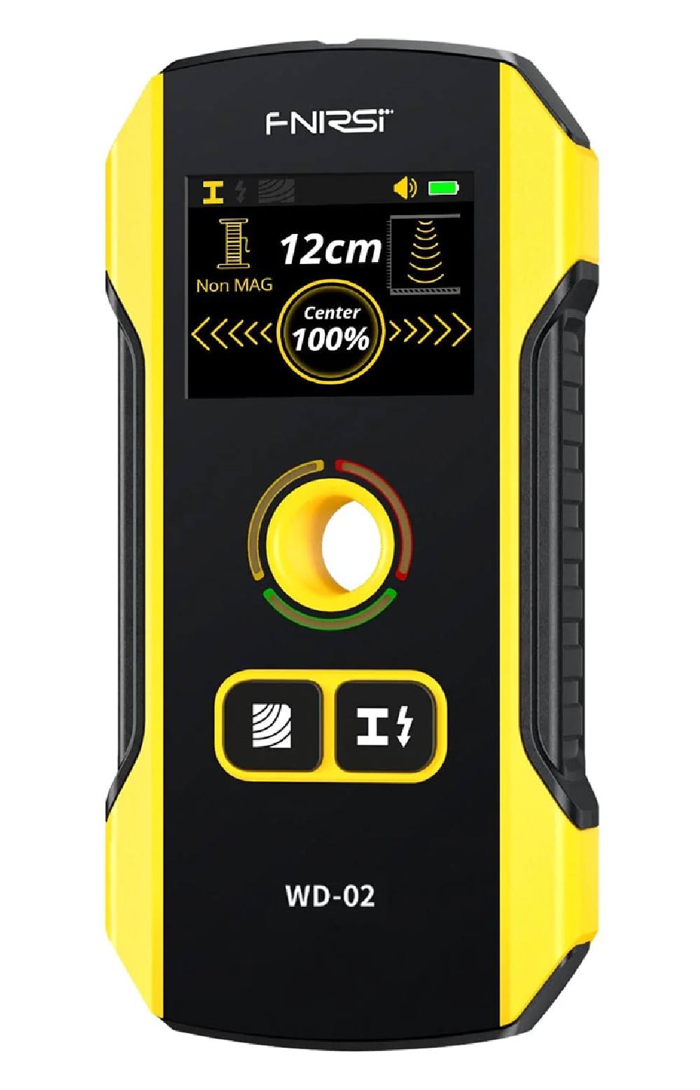 FNIRSI ψηφιακός αναλυτής τοίχου WD-02, ανίχνευση μετάλλου/ξύλου/καλωδίων, επαναφορτιζόμενος