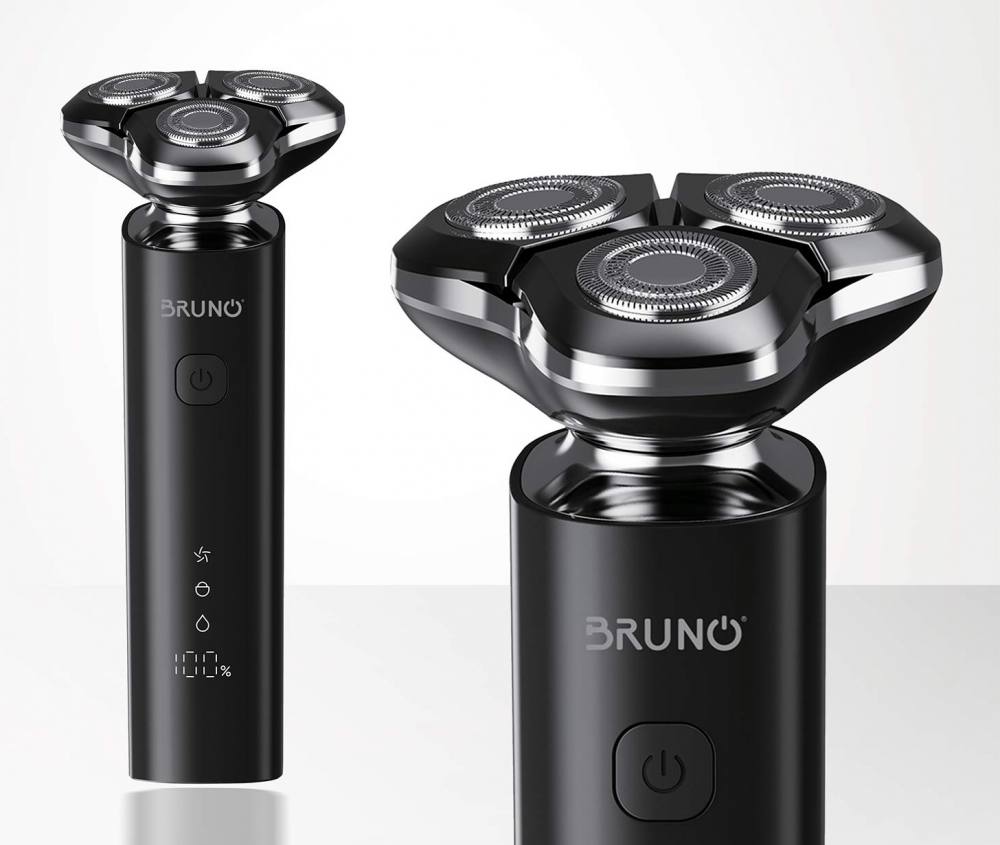BRUNO BRN-0223 Ξυριστική Μηχανή Προσώπου επαναφορτιζόμενη, μαύρη