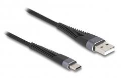 DELOCK καλώδιο USB σε USB-C 81122, 60W, 480Mbps, 2m, μαύρο