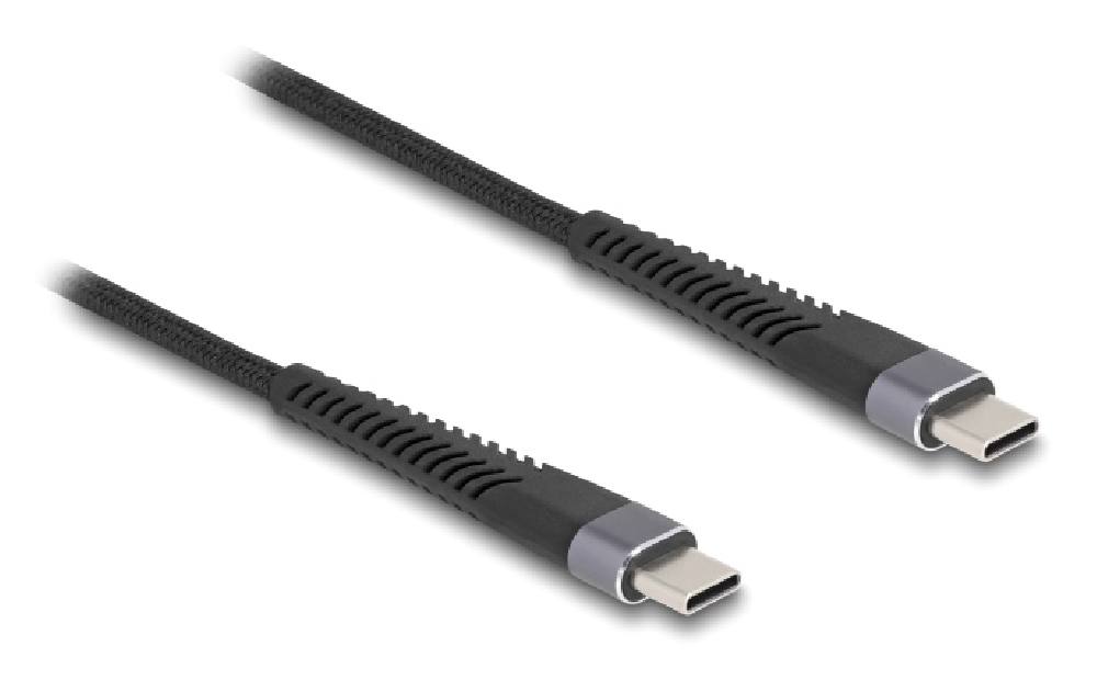 DELOCK καλώδιο USB-C 81125, 60W, 480Mbps, 2m, μαύρο