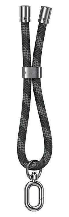 USAMS κορδόνι καρπού για κινητά ZB317, 34cm, universal, μαύρο