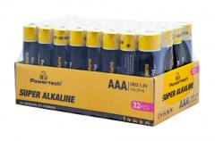 POWERTECH αλκαλικές μπαταρίες Super Alkaline PT-1402, AAA, 1.5V, 32τμχ