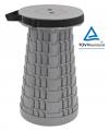 POWERTECH πτυσσόμενο καρεκλάκι HUH-0231, αντοχή έως 250kg, 25.5x45cm, γκρι