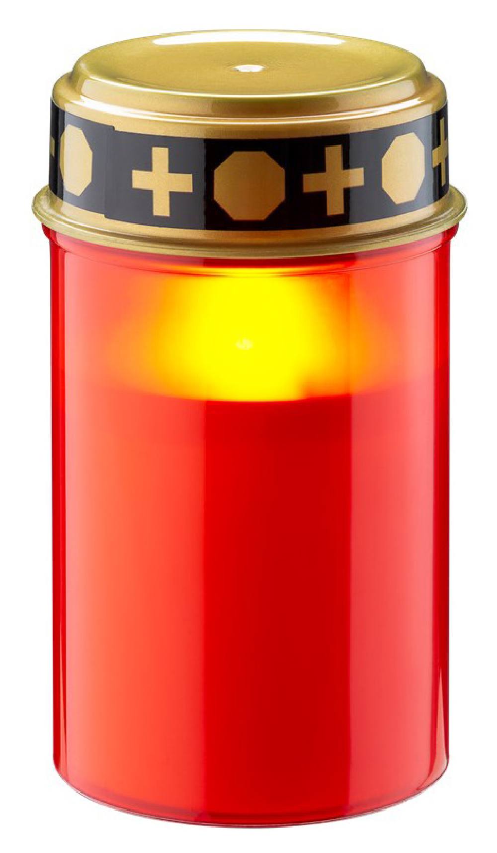 GOOBAY LED φωτιστικό κερί αφιέρωσης 74366, 2400K, IP44, κόκκινο