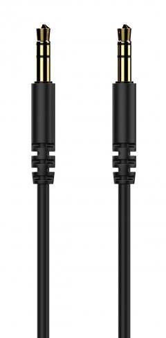CELEBRAT καλώδιο ήχου 3.5mm AU-01, AUX, 1m, μαύρο