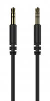 CELEBRAT καλώδιο ήχου 3.5mm AU-01, AUX, 1m, μαύρο