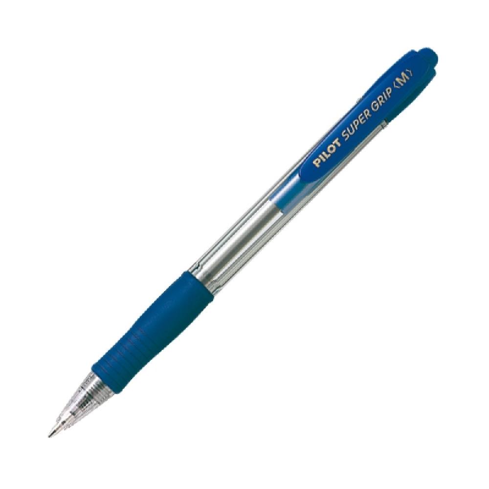 Στυλό Διαρκείας PILOT BP Super Grip 1.0 mm (Μπλε) (2030003) (PIL2030003MBL)