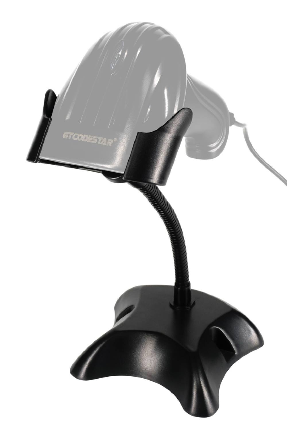 GTCODESTAR βάση για barcode scanner GTC-STAND, εύκαμπτος μεταλλικός βραχίονας, μαύρη