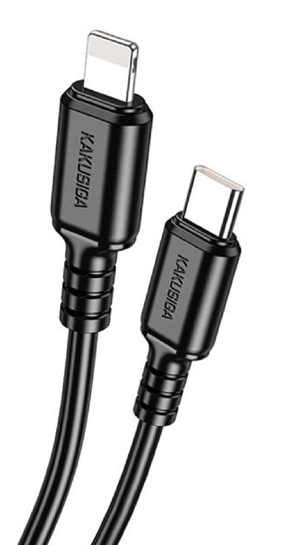 KAKUSIGA καλώδιο Lightning σε USB-C KSC-982, 20W, 480Mbps, 1m, μαύρο