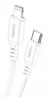 KAKUSIGA καλώδιο Lightning σε USB-C KSC-982, 20W, 480Mbps, 1m, λευκό