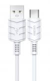 KAKUSIGA καλώδιο USB-C σε USB KSC-710, 3A, 480Mbps, 1.2m, λευκό