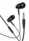 KAKUSIGA earphones με μικρόφωνο KSC-1303, 3.5mm σύνδεση, 10mm, 1.1m, μαύρα