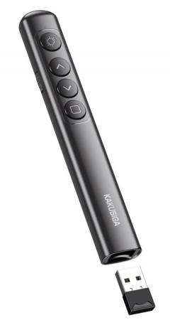 KAKUSIGA τηλεχειριστήριο παρουσιάσεων KSC-1488 με laser & πλήκτρα, 100m, μαύρο