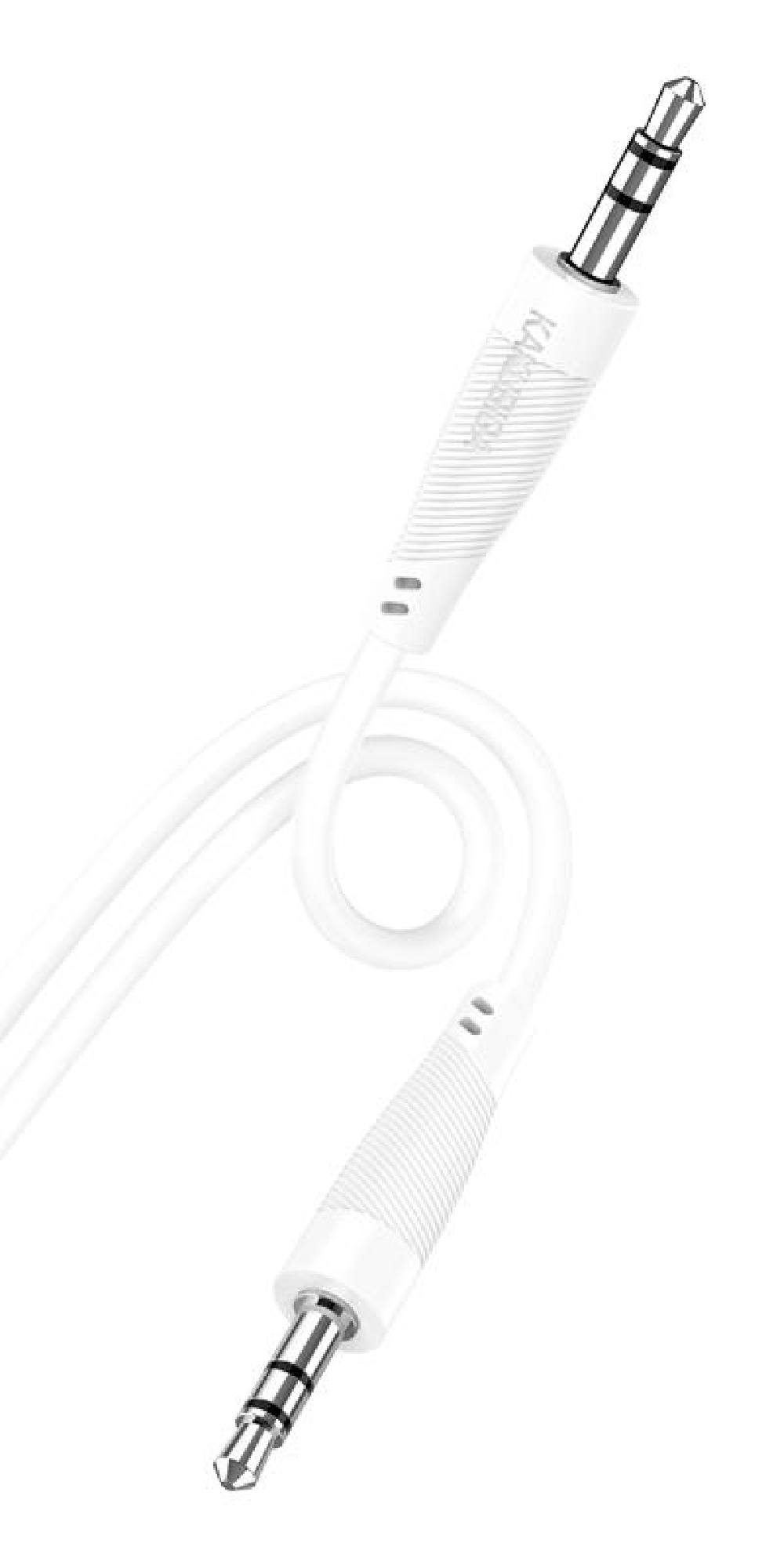 KAKUSIGA καλώδιο ήχου 3.5mm KSC-893, AUX, 1m, λευκό