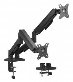 POWERTECH βάση γραφείου για 2x οθόνες PT-1425, 17-32", έως 9kg