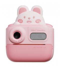 WOWKIDS παιδική φωτογραφική μηχανή K64 με εκτυπωτή, 26MP, 2", ροζ