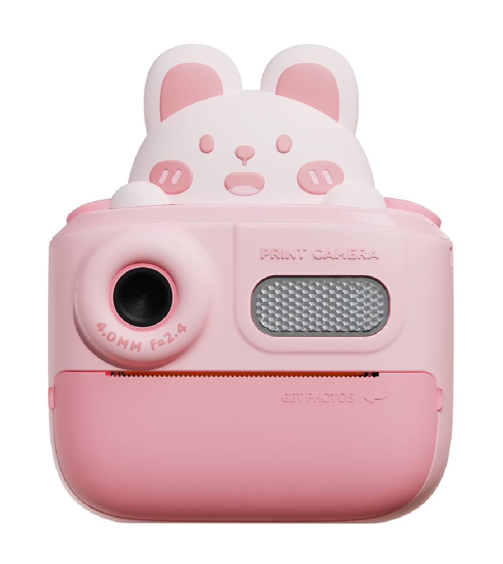 WOWKIDS παιδική φωτογραφική μηχανή K64 με εκτυπωτή, 26MP, 2", ροζ
