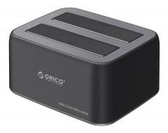 ORICO docking station για 2.5" ή 3.5" SATA HDD/SSD 6829C3-V1, 2 θέσεων, 5Gbps, μαύρο