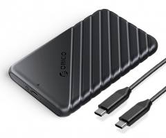 ORICO θήκη για 2.5" SATA HDD/SSD 25PW1C-C3, 5Gbps, μαύρη