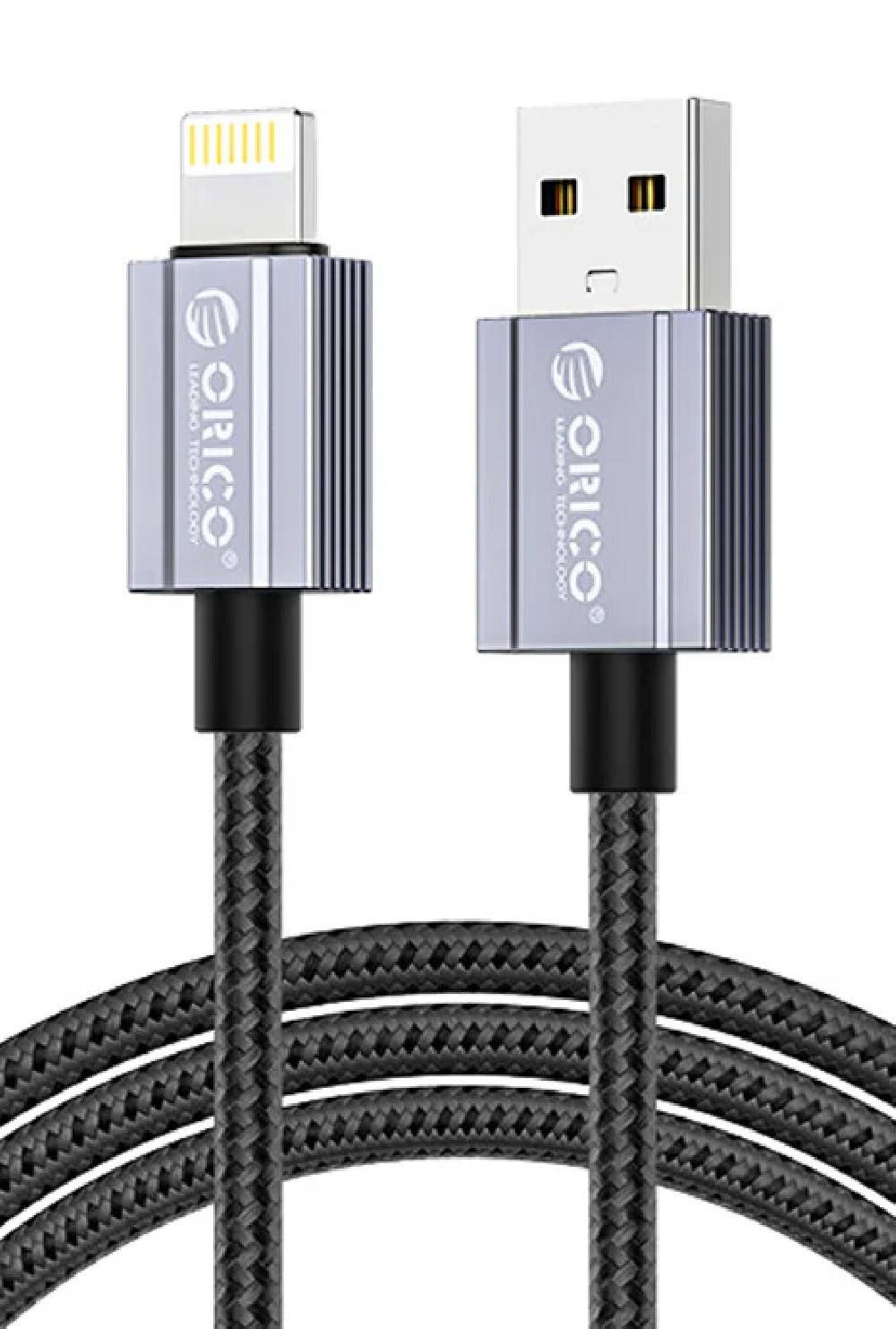ORICO καλώδιο Lightning σε USB GQA12, 2.4A, 480Mbps, 1m, μαύρο