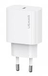 USAMS φορτιστής τοίχου CC226, USB-C, 20W, λευκός