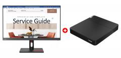 LENOVO PC ThinkSmart Core 11RVS02700 με οθόνη S24i-30 24" IPS, i5-1145G7E, 8GB/256GB SSD