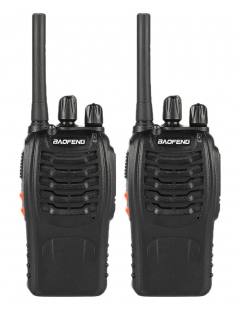 BAOFENG σετ ασύρματοι πομποδέκτες BF-88E, PMR, 0.5W, μαύρο, 2τμχ