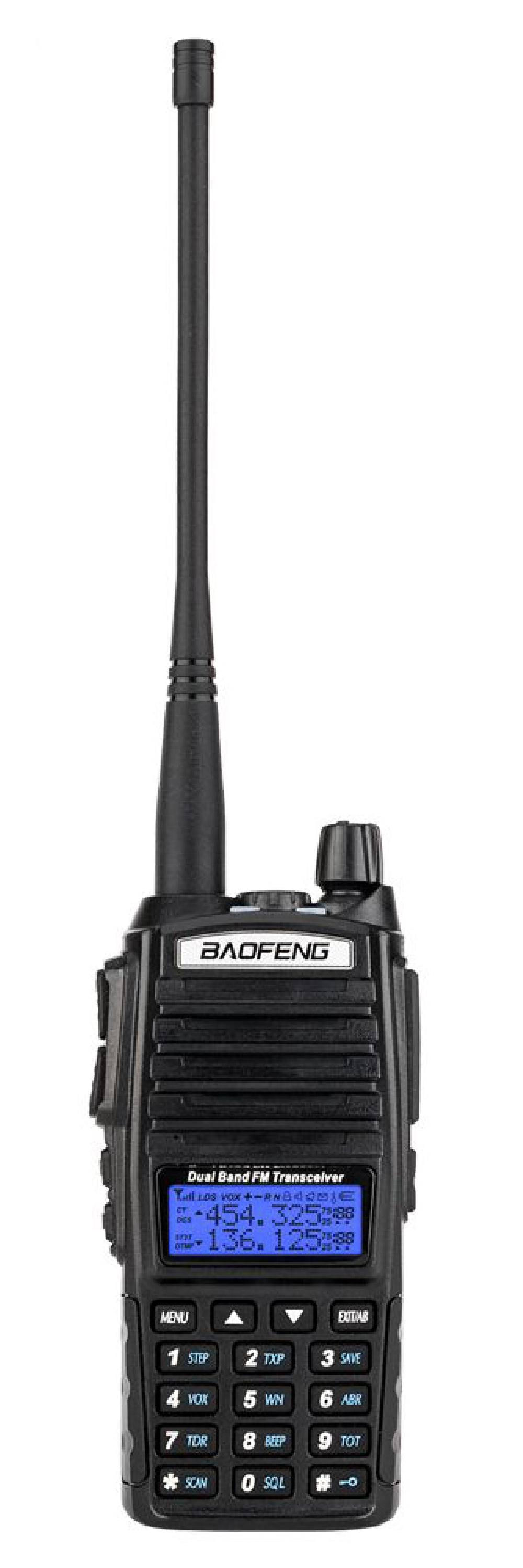 BAOFENG ασύρματος πομποδέκτης UV-82, VHF/UHF, 8W, μαύρος