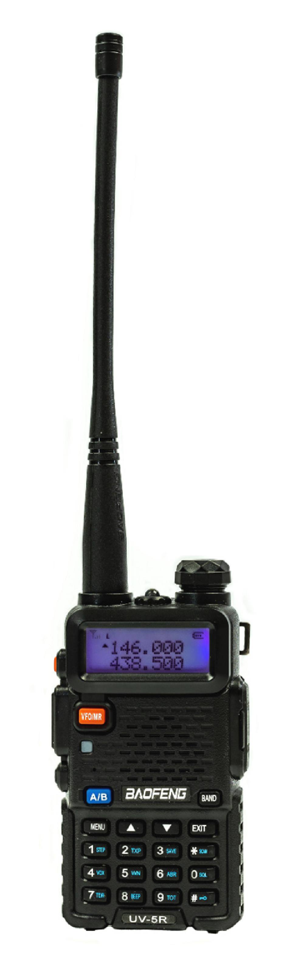BAOFENG ασύρματος πομποδέκτης UV-5R, VHF/UHF, 5W, μαύρος