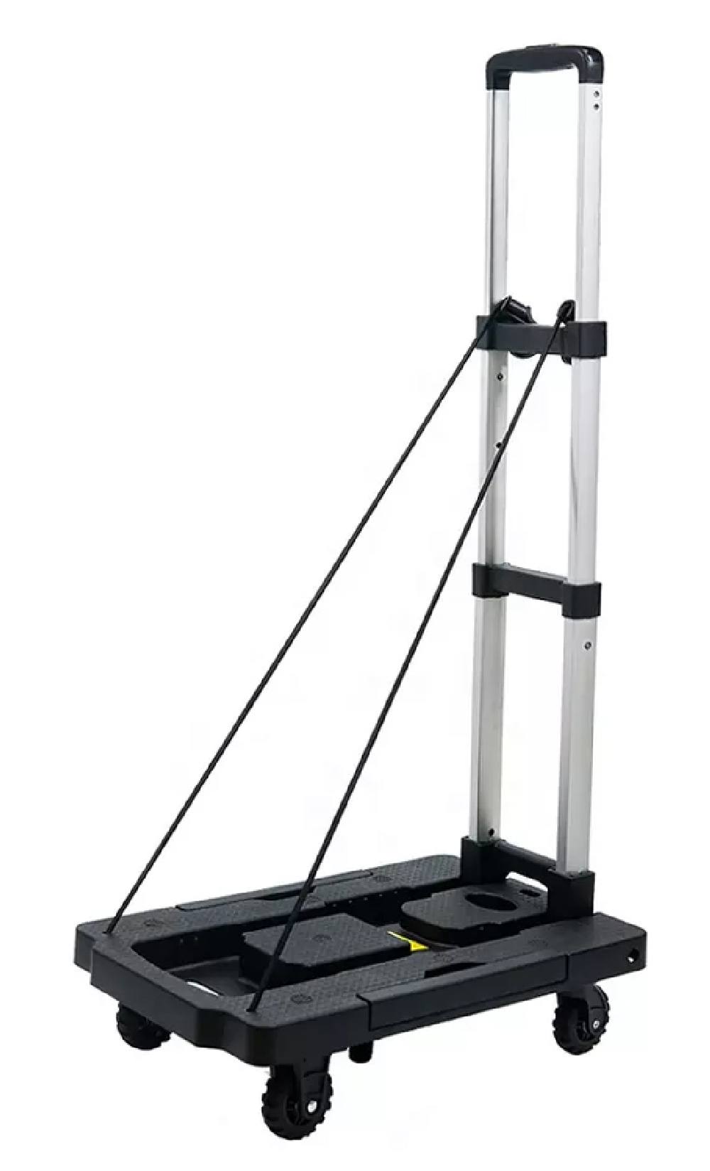 HOME USE καρότσι μεταφοράς φορτίων HUH-0247, πτυσσόμενο, έως 120kg, μαύρο