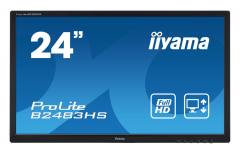 IIYAMA used οθόνη B2483HS LED, 24" Full HD, VGA/HDMI/DisplayPort, χωρίς βάση, Grade B