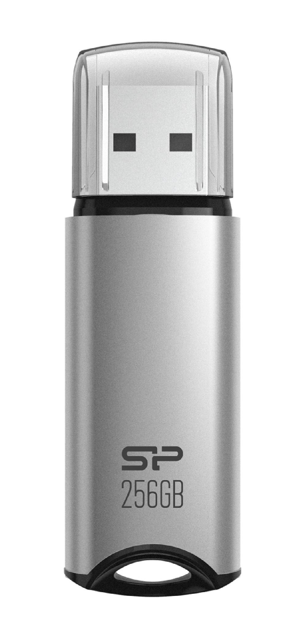 SILICON POWER USB Flash Drive Marvel M02, 256GB, USB 3.2, γκρι