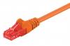 GOOBAY καλώδιο δικτύου 95253, CAT 6 U/UTP, CCA, 250MHz, 0.25m, πορτοκαλί